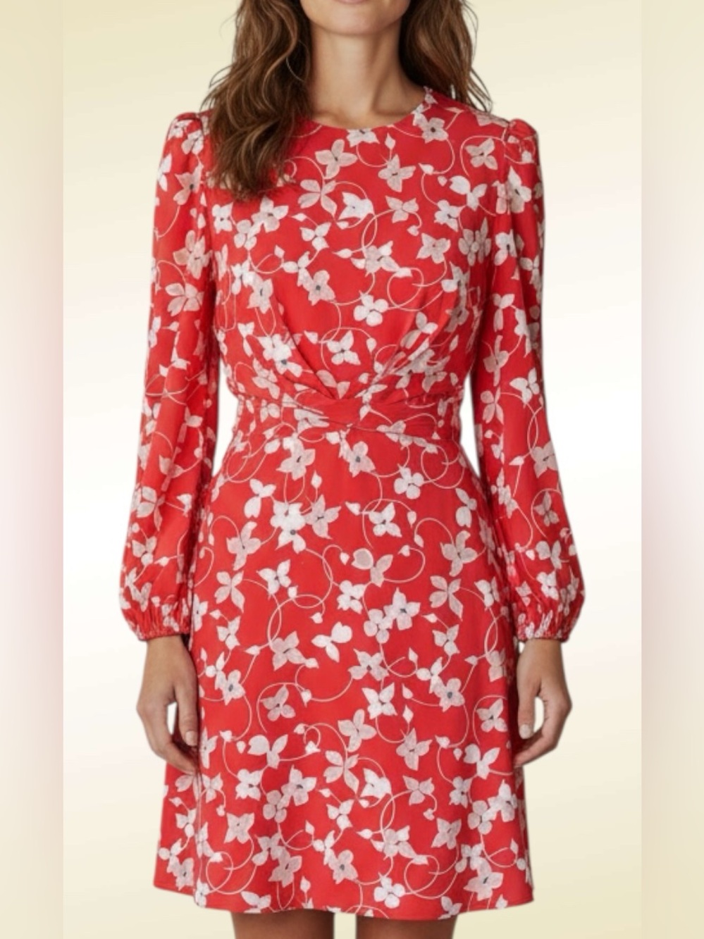 Eliza J Dress Long Sleeves Floral Dress